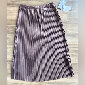 Forgotten Grace taupe pleated skirt
